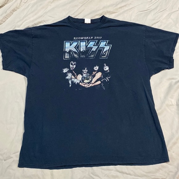 Fruit of the Loom Other - KISS World Tour 2017 concert tshirt size 2XL